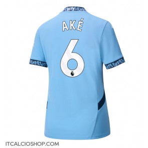 Manchester City Nathan Ake #6 Prima Maglia Femmina 2024-25 Manica Corta